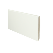 MDF Moderne plint 150x15 voorgelakt RAL 9016