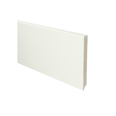 MDF Moderne plint 150x15 voorgelakt RAL 9016