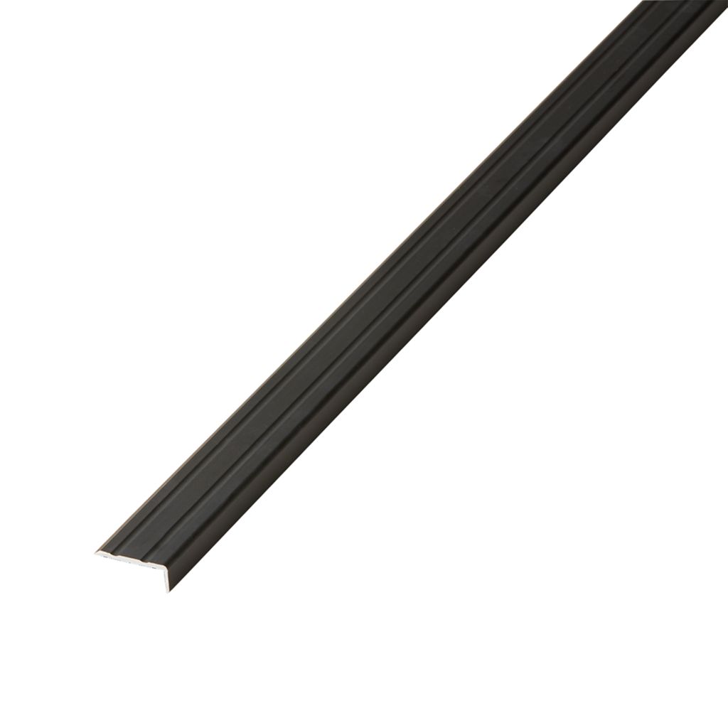 Hoekprofiel zelfklevend 10mm antraciet/zwart