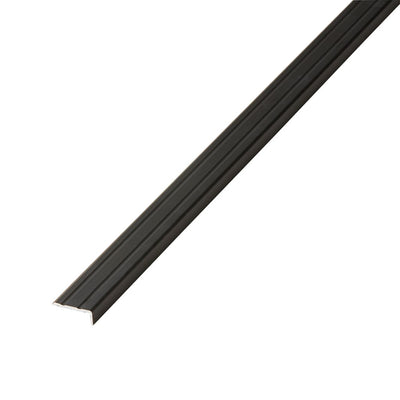 Hoekprofiel zelfklevend 10mm antraciet/zwart