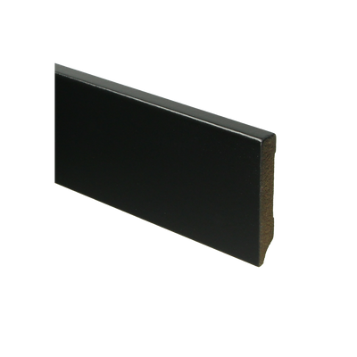 Moderne Plint 70x12mm voorgelakt RAL 9005