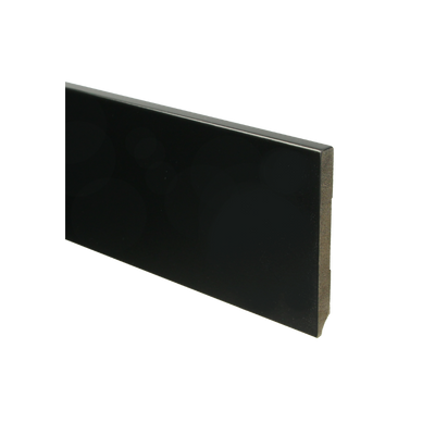 MDF Moderne plint 120x12 voorgelakt RAL 9005