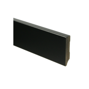 Moderne plint 70x15 voorgelakt RAL 9005