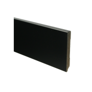 MDF Moderne plint 120x15 voorgelakt RAL 9005