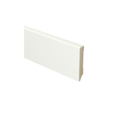 MDF Moderne plint 70x12 voorgelakt RAL 9016