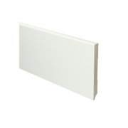 MDF Moderne plint 120x15 voorgelakt RAL 9016
