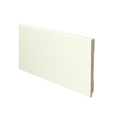 MDF Moderne plint 150x12 wit voorgelakt RAL 9010