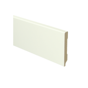 MDF Moderne plint 90x12 wit voorgelakt RAL 9010
