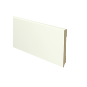 MDF Moderne plint 120x12 wit voorgelakt RAL 9010