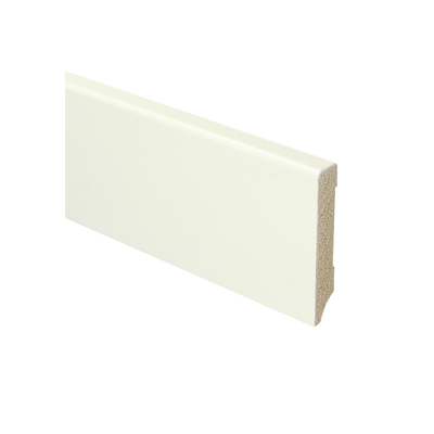 MDF Moderne plint 70x12 wit voorgelakt RAL 9010