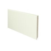 MDF Moderne plint 150x15 wit voorgelakt RAL 9010