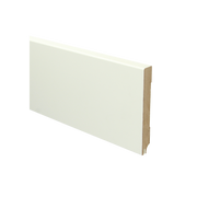 MDF Moderne plint 120x15 wit voorgelakt RAL 9010